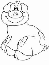 Coloring Pig Para Riscos Patchwork Em Pano Pages Library Clipart Animals Pratos sketch template