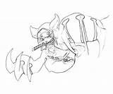 Blazblue Trigger Calamity Jubei Ability Coloring Pages Another sketch template