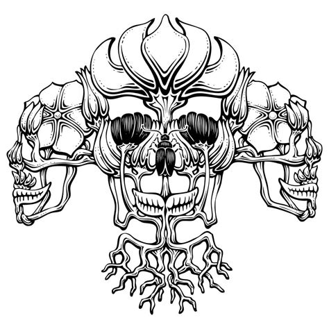 coloring pages  skulls  fire coloring pages