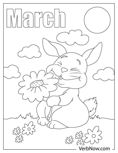 march coloring pages book   printable  verbnow