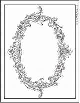 Coloring Adult Pages Frame Floral Printable Flowers Advanced Color Roses Colorwithfuzzy sketch template