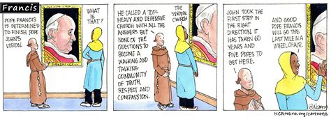 francis  comic strip national catholic reporter