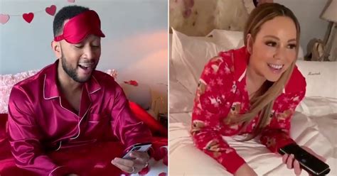 John Legend Parodies Mariah Careys Holiday Video — And Gets