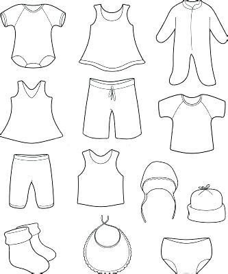 clothing coloring pages  preschoolers  getcoloringscom