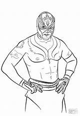 Coloring Wwe Rey Mysterio Pages Wrestling Cena John Roman Printable Reigns Mask Color Styles Aj Sketch Print Getcolorings Template Colorings sketch template