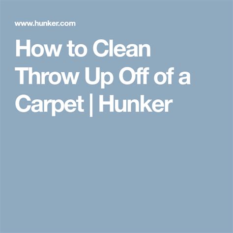 clean throw     carpet hunker throwing  hunker
