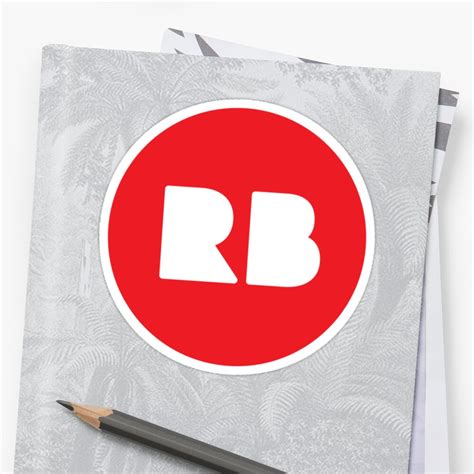 redbubble logo stickers  redbubble redbubble