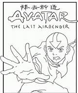 Airbender Appa Aang Coloringpagesfortoddlers sketch template