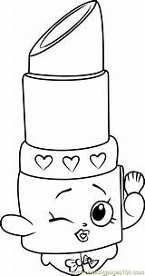 Shopkins Lippy Coloringpages101 sketch template