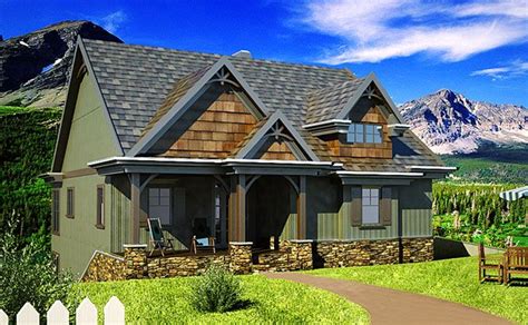 small cottage plan with walkout basement cottage house