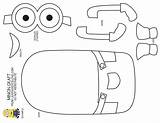 Coloring Pages Minions Minion Cut Printable Print Getcoloringpages Template Google Bob Drawing sketch template