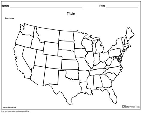 mapa de estados unidos con nombres para imprimir tarjetas para imprimir