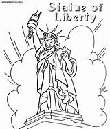 Liberty Statue Coloring Pages Myers Drawing Michael Kids Printable Print Usa Getdrawings Cartoon sketch template