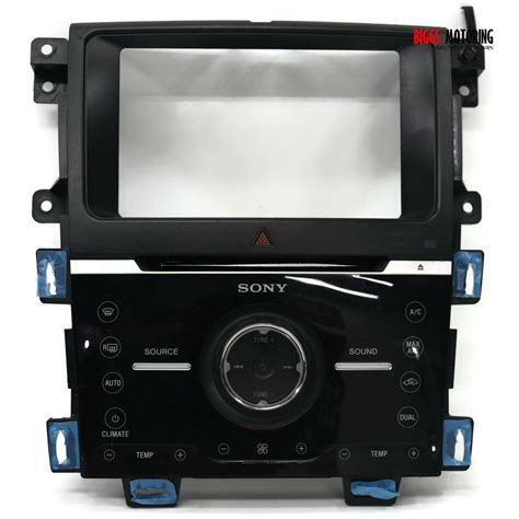 ford edge sony radio face climate control panel btt
