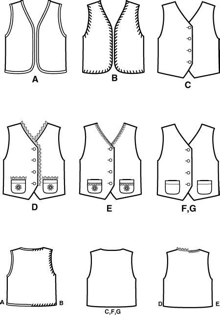unisex child vest pattern xmaspresent vest sewing pattern vest
