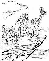 Lion King Coloring Pages Colouring Printable Roi Colorare Coloriage Da Print sketch template