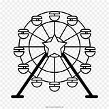Ferris Wheel London Eye Coloring Svg Silhouette Drawing Clipart Clip Vector Easy Drawings Transparent Library Getcolorings Pages sketch template