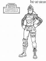 Fortnite Coloring Mandala Red Knight Royale Battle sketch template