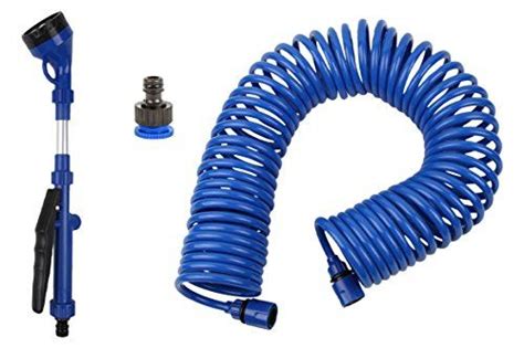 spigotking coil water hosegarden sprayer quick connector bonus lightweightcollapsible