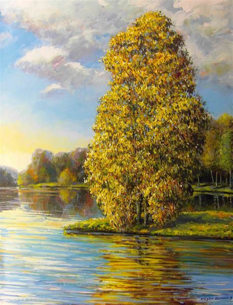 maxim grunin drawing painting landscape paintings