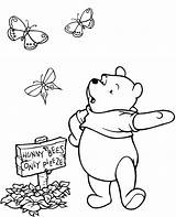 Coloring Pooh Winnie Pages Printable Butterflies Print Colouring Topcoloringpages Getcolorings sketch template