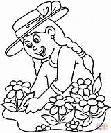 Coloring Pages Planting Flowers Plant Garden Kids Flower Printable Clipart Color Online Gardens Drawing Germination Getcolorings Colorings Popular Getdrawings Supercoloring sketch template