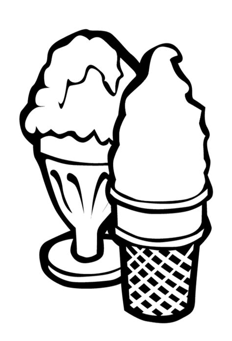 ice cream coloring pages    clipartmag