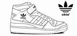 Adidas Coloring Drawing Sketch Shoes Pages Outline Stress Melting sketch template