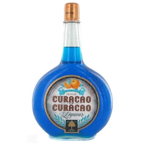 senior blue curacao liqueur aries fine wine spirits