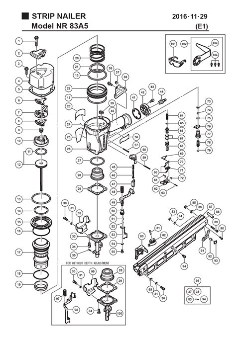 hitachi nra parts list hitachi nra repair parts oem parts  schematic diagram