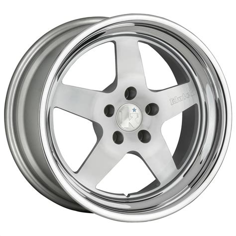 klutch wheels klutch sl silver  stainless steel chrome lip wheels
