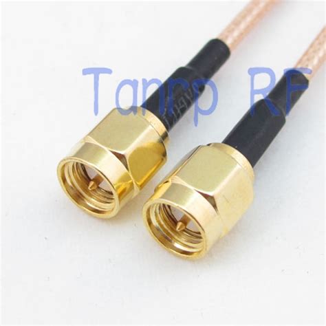 shipping  sma male  sma male plug rf adapter connector cm pigtail coaxial jumper