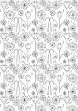 Coloring Flower Printable Paper Colouring Pages Freebie Ausdruckbare sketch template
