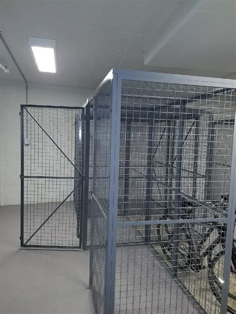 protect  assets metal wire storage cages calwire