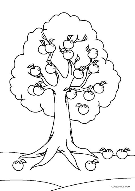 tree coloring pages coloring pages