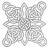 Adults Bestcoloringpagesforkids Procoloring Shape Malvorlage Geometrischen Abstrakten Mandala Celtic Doodling Knots Musters Tangling Getdrawings sketch template