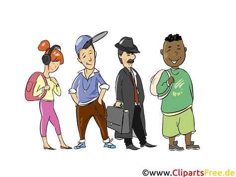 warteschlange clipart menschen menschenbilder cliparts menschen