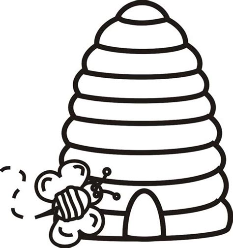 beehive pages printable coloring pages