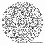Meditation Geometric sketch template