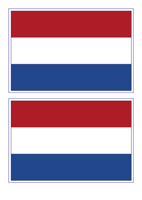netherlands flag templates at
