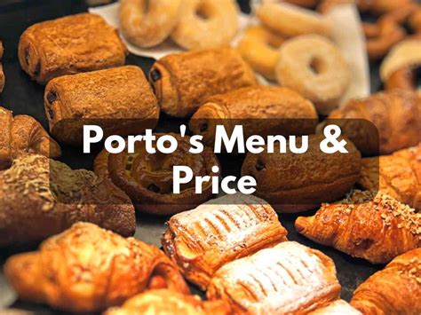 portos menu price   special  bakery  cafe  yummi