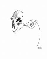 Hirschfeld Elton John Al Sketch Drawing Sketches Drawings Cartoon Caricatures Caricature Line Paintingvalley Portraits Fantastic Captain Tattoo Artist Many Satire sketch template