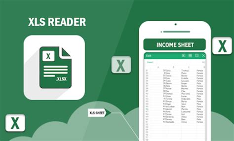 xls file reader spreadsheet  android