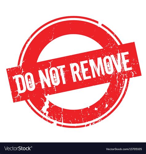 remove rubber stamp royalty  vector image