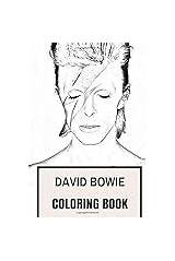 Coloring Bowie David Book Starman Books Innovator Legendary Remembering Tribute Pop Music Amazon Musician Adults Time sketch template