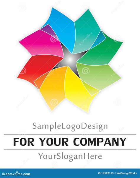 sample logo design stock  image