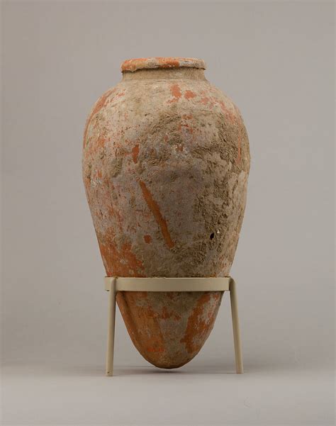 rough ware jar early dynastic period  metropolitan museum  art