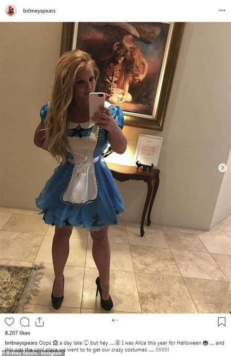 Britney Spears In Alice In Wonderland Costume After Stars Recreate Her