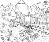 Coloring Thomas Bertie Pages Library Printable Colouring Ben Bill Activities Kids Bus sketch template