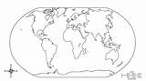 Coloring Map Pages Continents sketch template